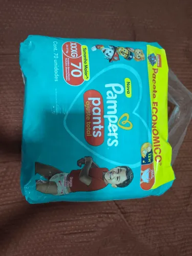 Fralda pampers ajuste total xxxg pants