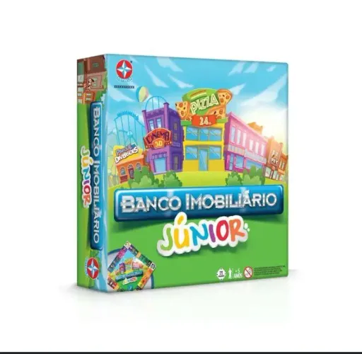 <br>Jogo De Tabuleiro Banco Imobiliário Júnior