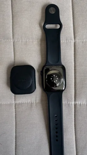Apple Watch Series 7 45mm GPS Midnight + Caixa Original