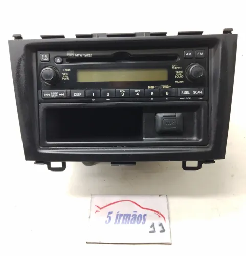 Rádio Cd Player Honda Crv 2.0 2009 / 2010 Nº39100swa