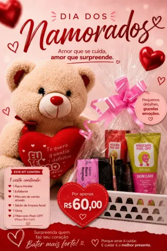 CESTA DE SKIN CARE PARA PRESENTEAR COM CUIDADOp68