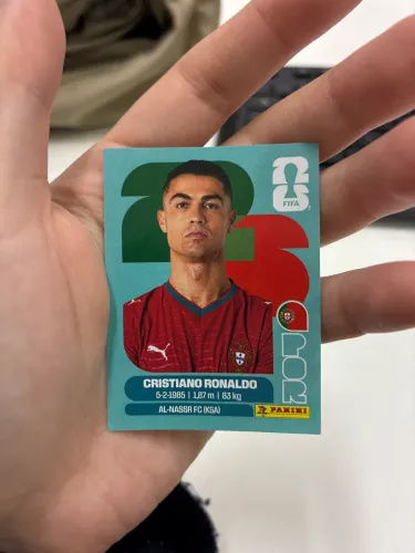 Figurinha Cristiano Ronaldo Copa 2026