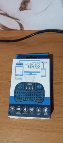 Mini teclado kp-2048 sem fio