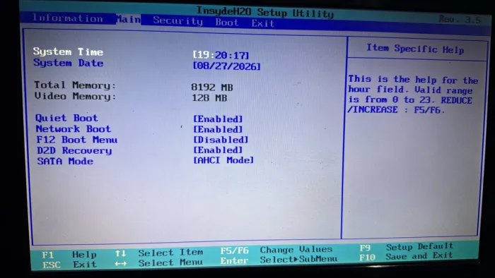 Notebook Acer Aspire 5750 