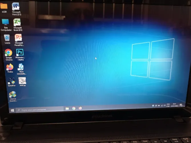 Notebook Acer tela 15.6 teclado alfanumérico