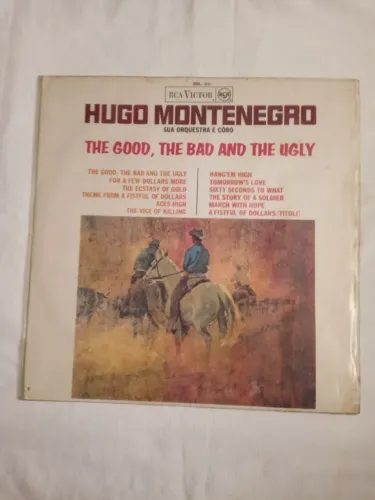 DISCO DE VINIL - HUGO MONTENEGRO SUA ORQUESTRA E CÔRO " THE GOOD, THE BAD AND THE UGLY"