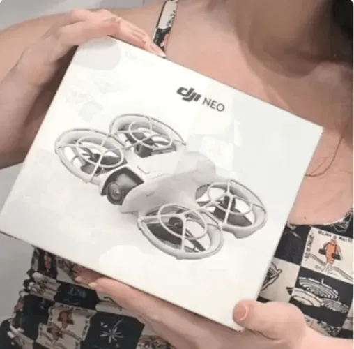 drone dji neo na caixa lacrada - voa com reconhecimento facial, sem controle remoto