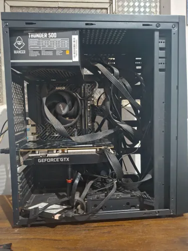 Computador ryzen 5 5600g gtx 1660 super 16 de ram fonte 500w