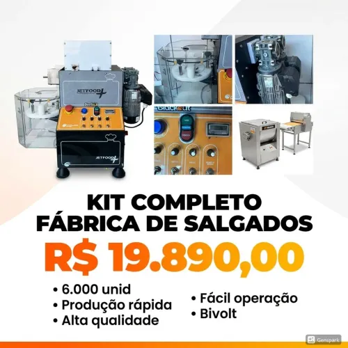 Fábrica de Salgados completa