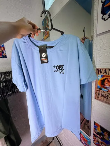 Camiseta fio 30.1 off white