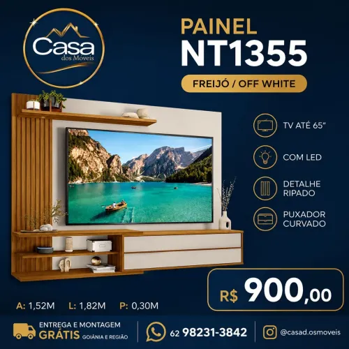 Painel NT1355 - Freijó off white 