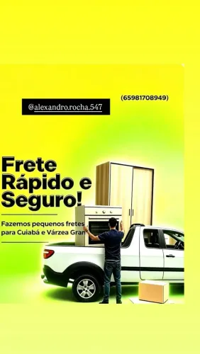 PEQUENOS FRETE PARA CUIABÁ E VÁRZEA GRANDE