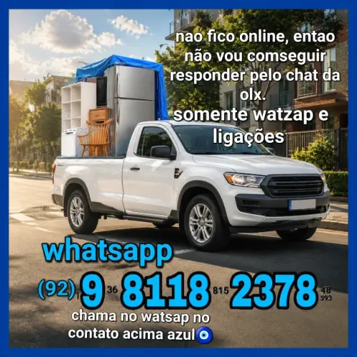 Frete rápido para pequenas mudanças, pickup disponível para qualquer destino.