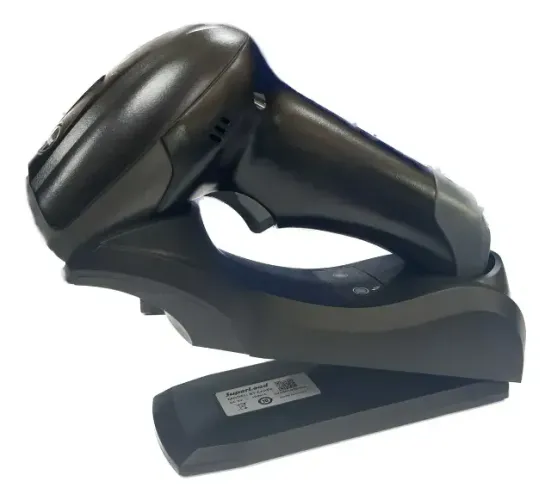 Leitor Código De Barras Sem Fio 5203 Com Base Usb Superlead 127/220v Preto