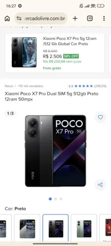 Vendo X7 poco
