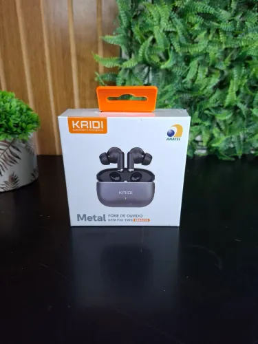 Fone de Ouvido Bluetooth Metal Sem fio Kaidi KNC-4226