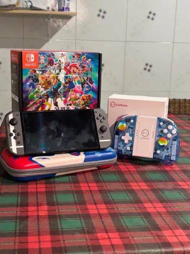 Nintendo Switch Oled - Edição Super Smash Bros