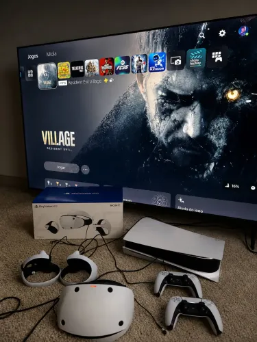 PS5 1TB + PSVR2 + 2 Controles COMPLETO!