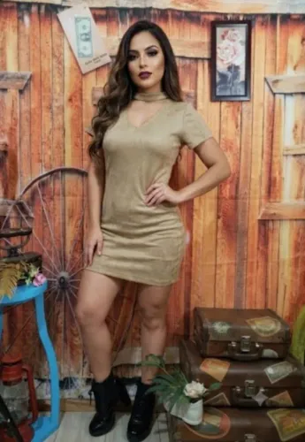 Vestido Suede P/M