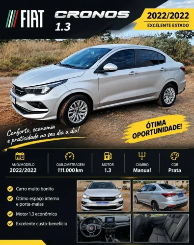 Fiat Cronos 1.3 8V Flex 2022