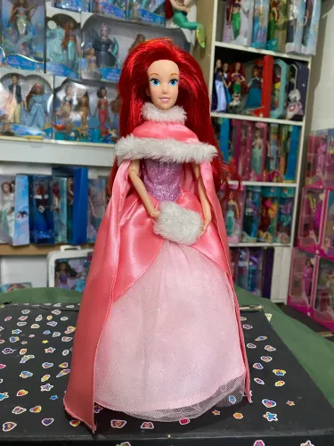Boneca Ariel Vestido Inverno