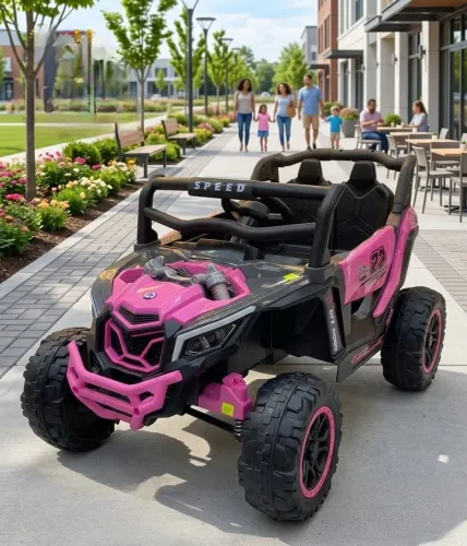 Jipe Elétrico Infantil Off Road Rosa 12v Lacrado NOVO 