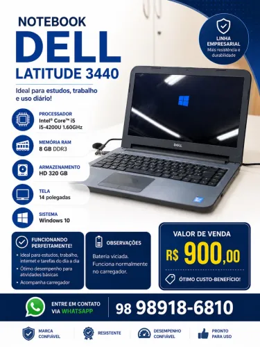 Notebook Dell i5