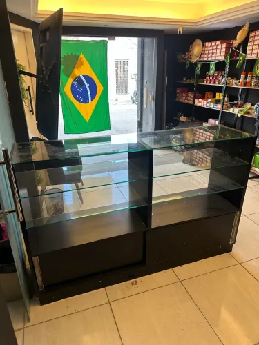 Balcão Vitrine de Loja Vidro