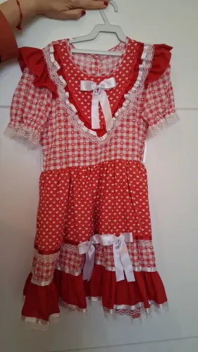 Vestido infantil festa junina menina 