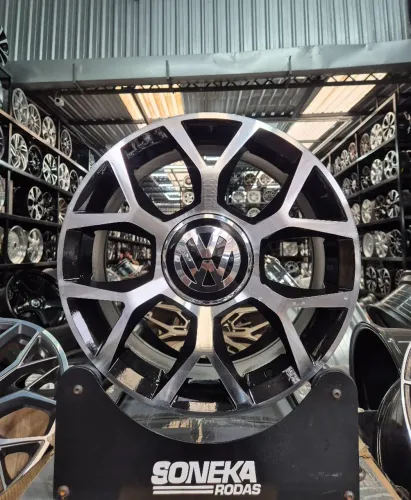Jogo de rodas UP GT aro 17 - 4x100 e 5x100 brw