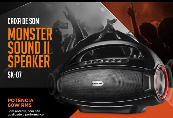 Caixa de Som Mondial Monster Sound 2 - SK 07
