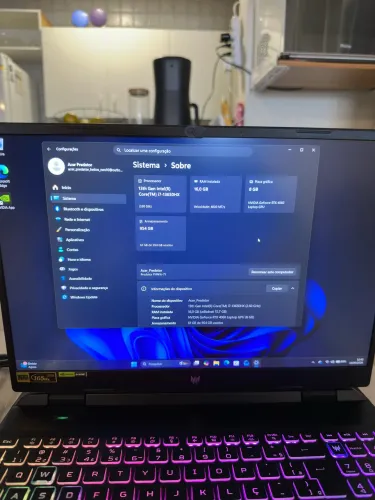 Notebook Acer Predator Helios Neo 4060