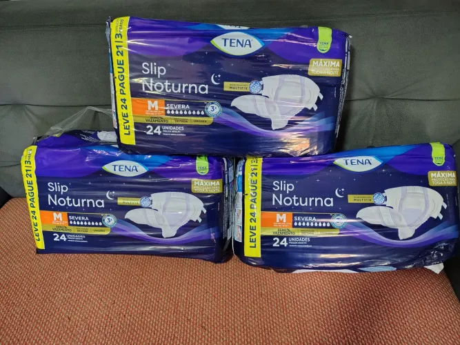 Fralda geriátrica tena noturna m