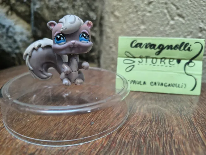 Esquilo Cinza Littlest Pet Shop #484 COM AVARIAS