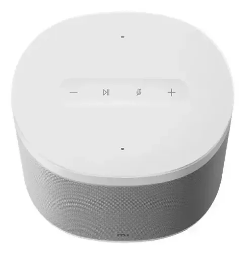 Caixa De Som Inteligente Xiaomi Com Google Assistente Cor Branco