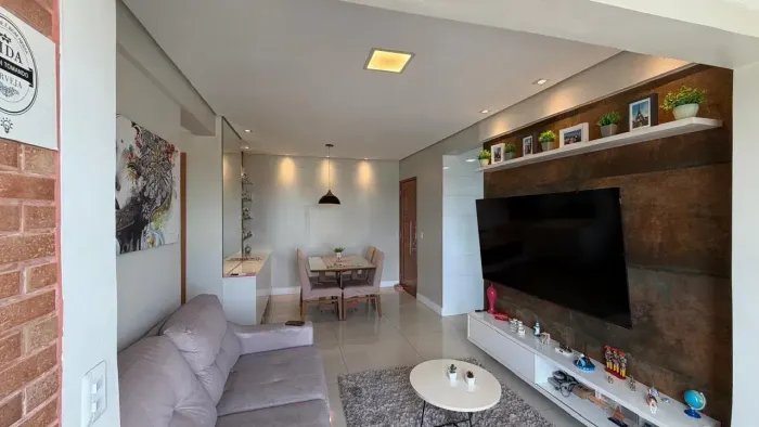 ALUGO EXCELENTE APTO RES BOSSA NOVA| 2 QUARTOS SENDO 1 SUÍTE | 65M² | SUPER VENTILADO E IL