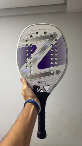 Raquete de Beach Tennis Zeiq Pro Violet