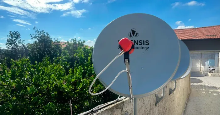 Antena de Tv a cabo nova. Vivensi