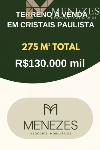 TERRENO RESIDENCIAL em CRISTAIS PAULISTA - SP, JARDIM RECREIO