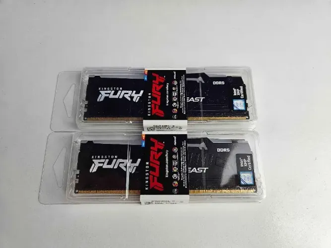 Memória RAM 32GB DDR5 5200Mhz CL40 Kingston Fury Beast RGB 2x16GB
