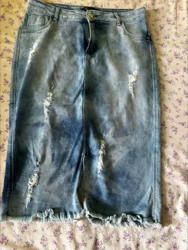 Saia jeans