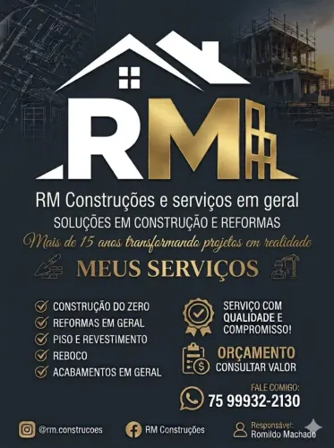 RM construções e reformas