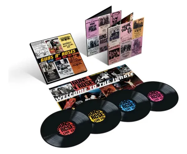 Guns N' Roses Live Era '87 - '93 (4lp) 2025  - lacrado/Frete grátis (10x s/jrs)