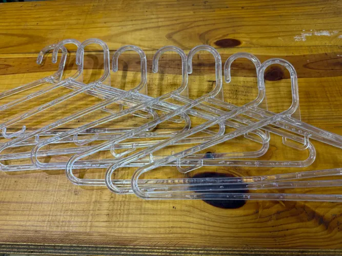 Cabides Transparentes - Monte Seu Kit | 10, 20 ou 50 unidades