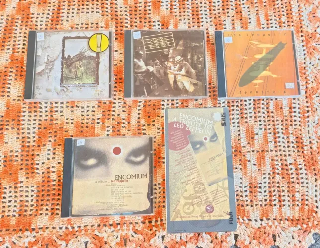 led zeppelin raridade vhs e cds
