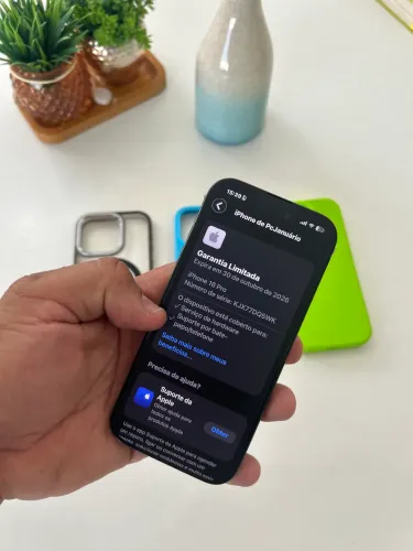 Vendo ou troco iPhone 16 Pro 256gb 100% bateria