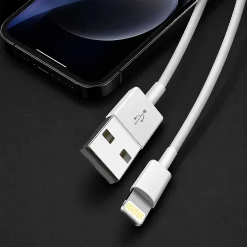 Cabo Carregador Lightning Para IPhone USB Carregamento Rapido