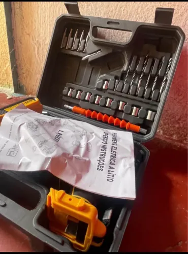 ? IMPERDÍVEL: Kit Parafusadeira e Furadeira 48V MAX + 2 Baterias e Maleta Completa ?