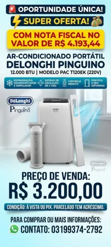 Ar Condicionado portátil - Ventilador
