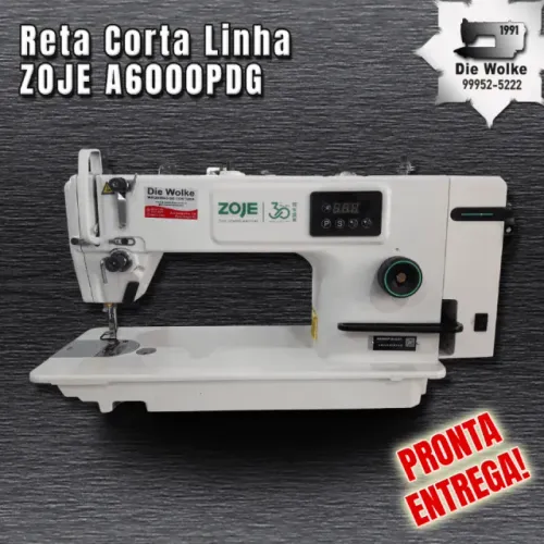 Máquina de Costura Nova - Reta Direct Drive Corta Linha Zoje